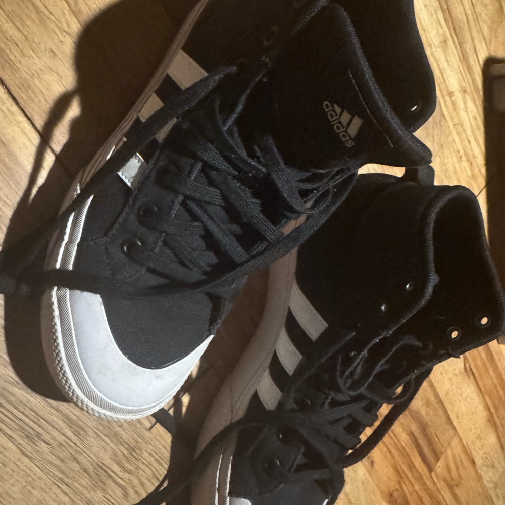 Adidas Black and White Sneakers